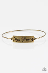 Paparazzi "Be Fierce" Brass Bracelet Paparazzi Jewelry