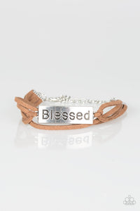 Paparazzi "Feeling Blessed" Brown Bracelet Paparazzi Jewelry