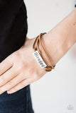 Paparazzi "Feeling Blessed" Brown Bracelet Paparazzi Jewelry