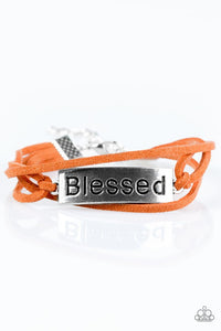 Paparazzi "Feeling Blessed" Orange Bracelet Paparazzi Jewelry