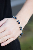 Paparazzi "Posh In Pearls" Blue Bracelet Paparazzi Jewelry