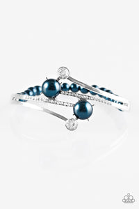 Paparazzi "Can Only Go UPSCALE" Blue Bracelet Paparazzi Jewelry