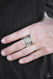 Paparazzi "Paramount Shimmer" Silver Ring Paparazzi Jewelry