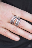 Paparazzi "Paramount Shimmer" Orange Ring Paparazzi Jewelry