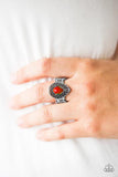 Paparazzi VINTAGE VAULT "HUE Me In" Red Ring Paparazzi Jewelry