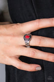 Paparazzi " The Jungle Look" Red Ring Paparazzi Jewelry