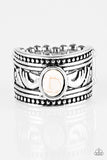 Paparazzi "Island Princess" White Ring Paparazzi Jewelry