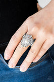 Paparazzi "Queen Status" White Ring Paparazzi Jewelry