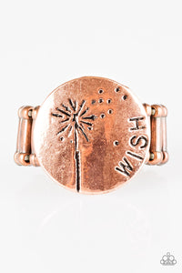 Paparazzi "Never Stop Wishing" Copper Ring Paparazzi Jewelry