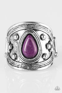 Paparazzi "Sonoran Sands" Purple Ring Paparazzi Jewelry