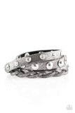 Paparazzi "Runway Rave" Silver Wrap Bracelet Paparazzi Jewelry