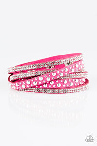 Paparazzi "Limited Sparkle" Pink Wrap Bracelet Paparazzi Jewelry