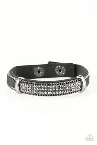 Paparazzi "A Walk In The SPARK" Black 108XX Wrap Bracelet Paparazzi Jewelry