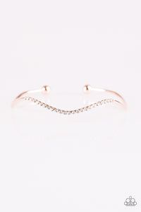 Paparazzi "No Small Shimmer" Rose Gold Bracelet Paparazzi Jewelry