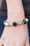 Paparazzi "Duchess Of Cambridge" Black Bracelet Paparazzi Jewelry