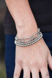 Paparazzi "Uniquely Upscale" Silver Bracelet Paparazzi Jewelry