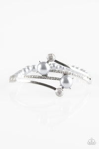 Paparazzi "Can Only Go UPSCALE" Silver Bracelet Paparazzi Jewelry