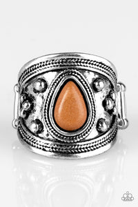 Paparazzi "Sonoran Sands" Brown Ring Paparazzi Jewelry