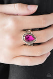 Paparazzi "Grammy Grandeur" Pink Ring Paparazzi Jewelry