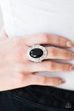 Paparazzi "Long Live The DRAMA Queen" Black Ring Paparazzi Jewelry