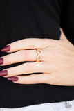 Paparazzi "Once Upon A TIMELESS" Gold Ring Paparazzi Jewelry