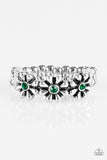 Paparazzi "Dancing Daisies" Green Ring Paparazzi Jewelry