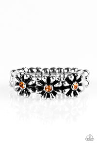 Paparazzi "Dancing Daisies" Orange Ring Paparazzi Jewelry