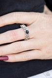 Paparazzi "CACHE Out" Black Ring Paparazzi Jewelry