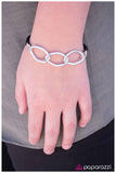 Paparazzi "Caught in the Middle" Black Bracelet Paparazzi Jewelry