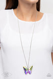 Paparazzi "The Social Butterfly Effect" Multi Exclusive Necklace & Earring Set Paparazzi Jewelry