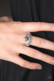 Paparazzi "Electric Eclipse" Silver Ring Paparazzi Jewelry