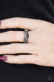 Paparazzi "Edge Effect" Black Ring Paparazzi Jewelry