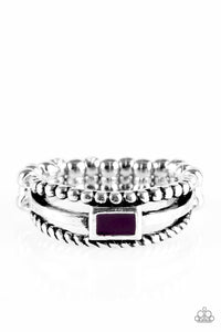 Paparazzi "Street Edge" Purple Ring Paparazzi Jewelry