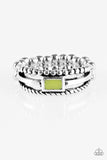 Paparazzi "Street Edge" Green Ring Paparazzi Jewelry