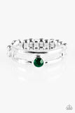 Paparazzi "Lead The Line" Green Ring Paparazzi Jewelry