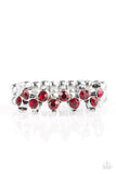 Paparazzi "Shine Like The Stars" Red Ring Paparazzi Jewelry