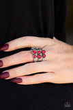 Paparazzi "Sticks and STONEHENGE" Red Ring Paparazzi Jewelry