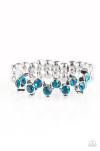 Paparazzi "Shine Like The Stars" Blue Ring Paparazzi Jewelry