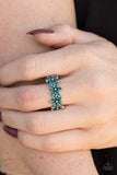 Paparazzi "Daisy Dazzle" Blue Ring Paparazzi Jewelry