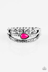 Paparazzi "Home Is Where The CAVE Is" Pink Ring Paparazzi Jewelry