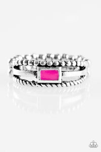 Paparazzi "Street Edge" Pink Ring Paparazzi Jewelry