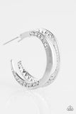 Paparazzi "Born To Beam" White Earrings Paparazzi Jewelry