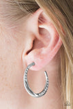 Paparazzi "Born To Beam" White Earrings Paparazzi Jewelry