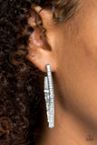 Paparazzi "Strikingly Beautiful" White Earrings Paparazzi Jewelry
