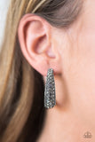 Paparazzi "Glitter Jam" Silver Earrings Paparazzi Jewelry