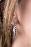 Paparazzi "Wild Vibes" Silver Earrings Paparazzi Jewelry