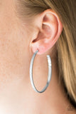Paparazzi "A Cut Above The Rest" Silver Post Earrings Paparazzi Jewelry