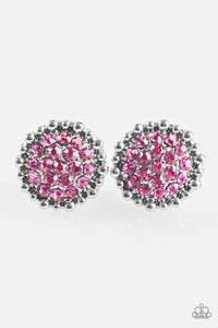 Paparazzi "Glam Tour" Pink Post Earrings Paparazzi Jewelry