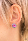 Paparazzi "Glam Tour" Pink Post Earrings Paparazzi Jewelry