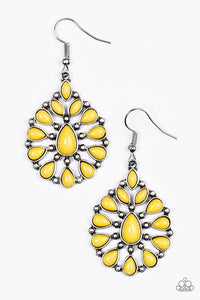 Paparazzi "Wild is My Favorite Color" Yellow Earrings Paparazzi Jewelry